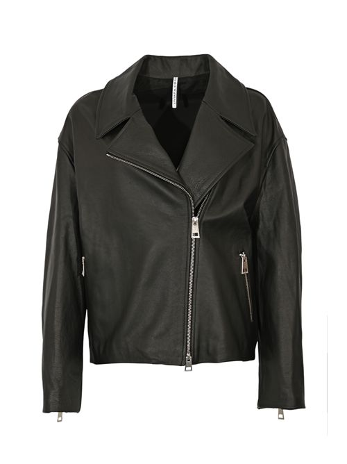 Giacca biker Thomas in pelle Liviana Conti | F5WX35Y69-0